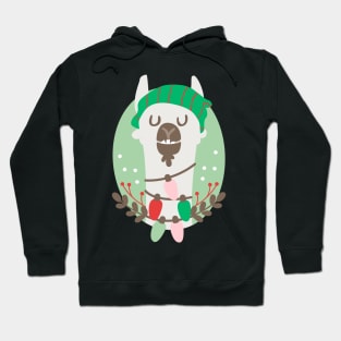 Christmas llama Hoodie